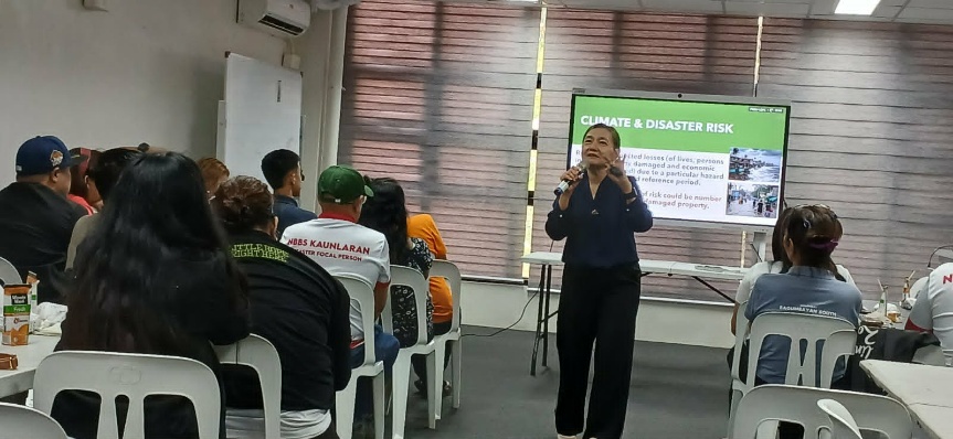 Founder facilitating a training